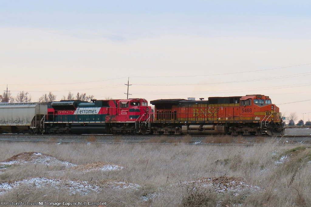 BNSF 5468-FXE 4039